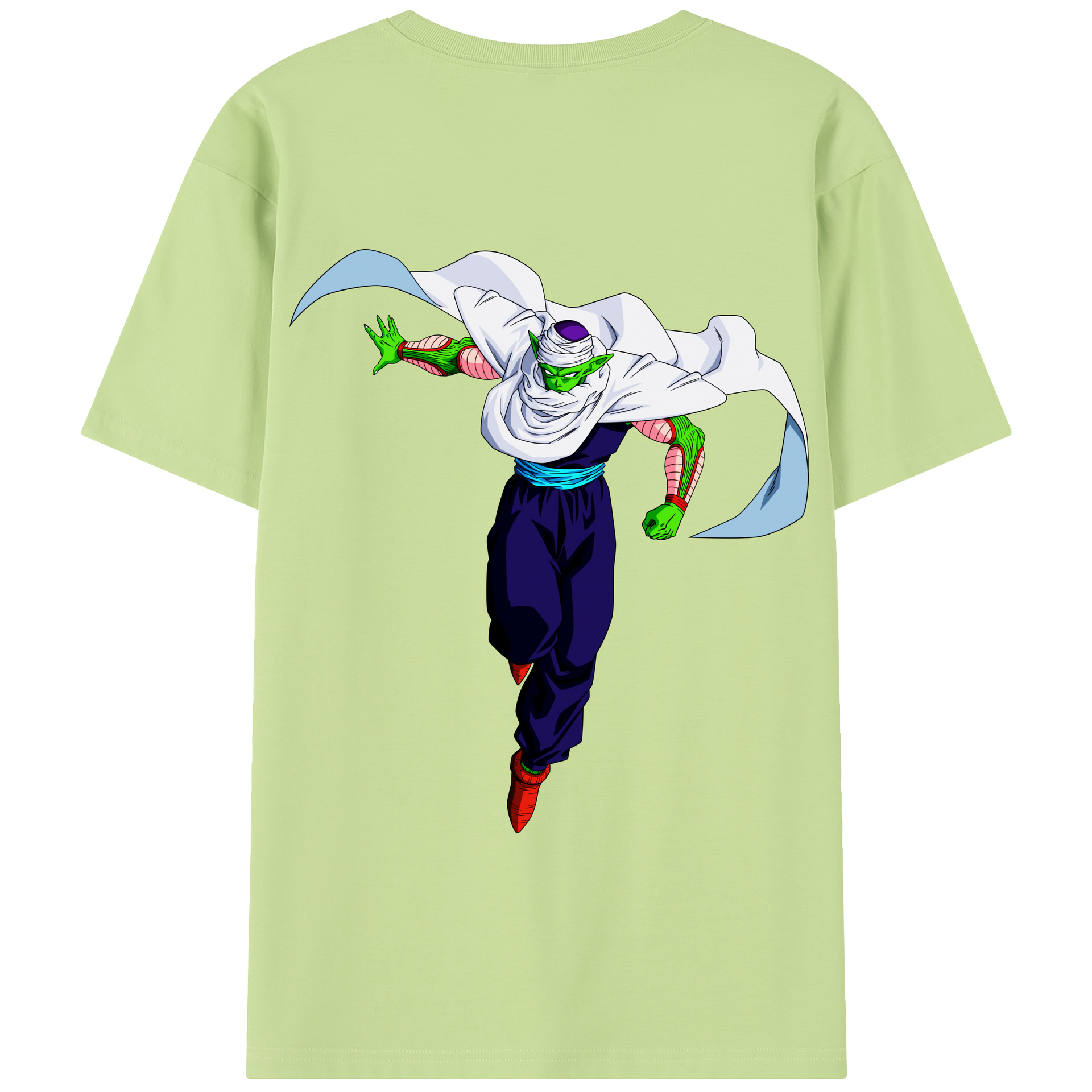 （画像用） ドラゴンボール ピッコロ DRAGON BALL Piccolo 綿100％半袖Tシャツ（背面プリント）